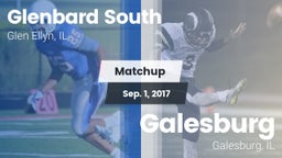 Matchup: Glenbard South High vs. Galesburg  2017