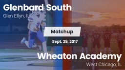Matchup: Glenbard South High vs. Wheaton Academy  2017