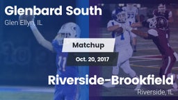 Matchup: Glenbard South High vs. Riverside-Brookfield  2017