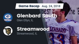 Recap: Glenbard South  vs. Streamwood  2018