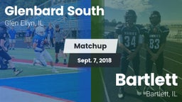 Matchup: Glenbard South High vs. Bartlett  2018