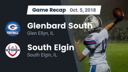 Recap: Glenbard South  vs. South Elgin  2018