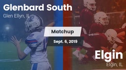 Matchup: Glenbard South High vs. Elgin  2019
