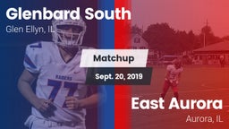 Matchup: Glenbard South High vs. East Aurora  2019