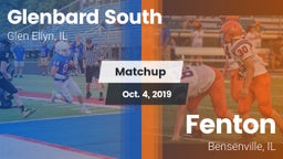 Matchup: Glenbard South High vs. Fenton  2019