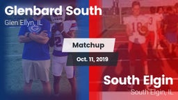 Matchup: Glenbard South High vs. South Elgin  2019