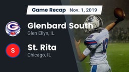 Recap: Glenbard South  vs. St. Rita  2019
