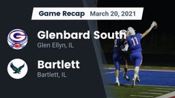 Recap: Glenbard South  vs. Bartlett  2021