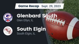 Recap: Glenbard South  vs. South Elgin  2023