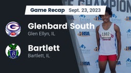 Recap: Glenbard South  vs. Bartlett  2023