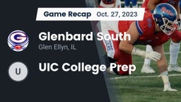 Recap: Glenbard South  vs. UIC College Prep 2023