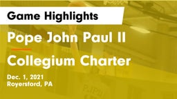 Pope John Paul II vs Collegium Charter  Game Highlights - Dec. 1, 2021