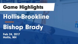 Hollis-Brookline  vs Bishop Brady  Game Highlights - Feb 24, 2017