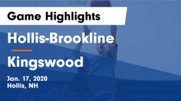 Hollis-Brookline  vs Kingswood  Game Highlights - Jan. 17, 2020