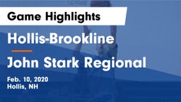 Hollis-Brookline  vs John Stark Regional  Game Highlights - Feb. 10, 2020