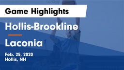 Hollis-Brookline  vs Laconia  Game Highlights - Feb. 25, 2020