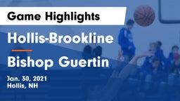 Hollis-Brookline  vs Bishop Guertin  Game Highlights - Jan. 30, 2021