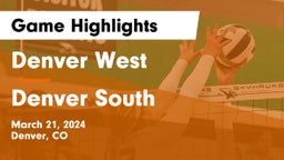 Denver West  vs Denver South  Game Highlights - March 21, 2024