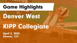 Denver West  vs KIPP Collegiate  Game Highlights - April 3, 2024