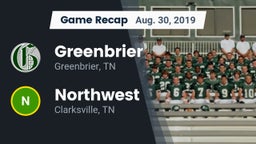 Recap: Greenbrier  vs. Northwest  2019