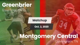 Matchup: Greenbrier High Scho vs. Montgomery Central  2020