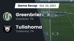 Recap: Greenbrier  vs. Tullahoma  2021