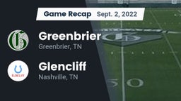 Recap: Greenbrier  vs. Glencliff  2022