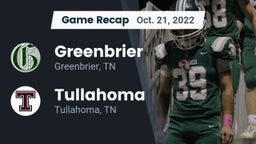 Recap: Greenbrier  vs. Tullahoma  2022