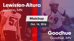 Matchup: Lewiston-Altura vs. Goodhue  2016