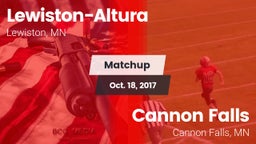 Matchup: Lewiston-Altura vs. Cannon Falls  2017