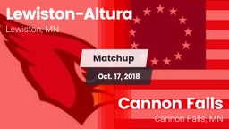 Matchup: Lewiston-Altura vs. Cannon Falls  2018