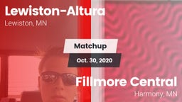 Matchup: Lewiston-Altura vs. Fillmore Central  2020