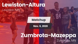 Matchup: Lewiston-Altura vs. Zumbrota-Mazeppa  2020
