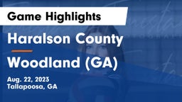 Haralson County  vs Woodland  (GA) Game Highlights - Aug. 22, 2023