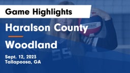 Haralson County  vs Woodland  Game Highlights - Sept. 12, 2023