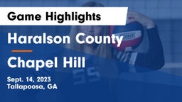 Haralson County  vs Chapel Hill  Game Highlights - Sept. 14, 2023