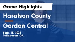Haralson County  vs Gordon Central Game Highlights - Sept. 19, 2023