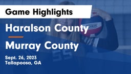 Haralson County  vs Murray County  Game Highlights - Sept. 26, 2023