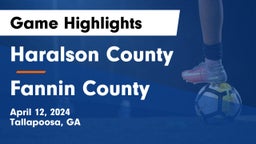 Haralson County  vs Fannin County  Game Highlights - April 12, 2024