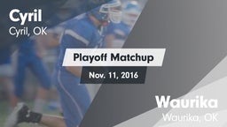 Matchup: Cyril  vs. Waurika  2016