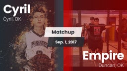 Matchup: Cyril  vs. Empire  2017