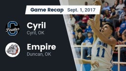 Recap: Cyril  vs. Empire  2017