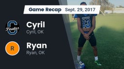 Recap: Cyril  vs. Ryan  2017