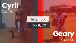 Matchup: Cyril  vs. Geary  2017