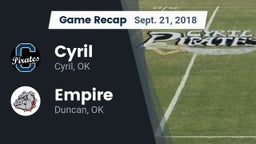 Recap: Cyril  vs. Empire  2018