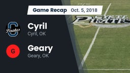Recap: Cyril  vs. Geary  2018