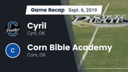Recap: Cyril  vs. Corn Bible Academy  2019