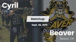 Matchup: Cyril  vs. Beaver  2019