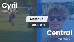 Matchup: Cyril  vs. Central  2019