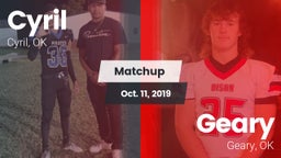 Matchup: Cyril  vs. Geary  2019